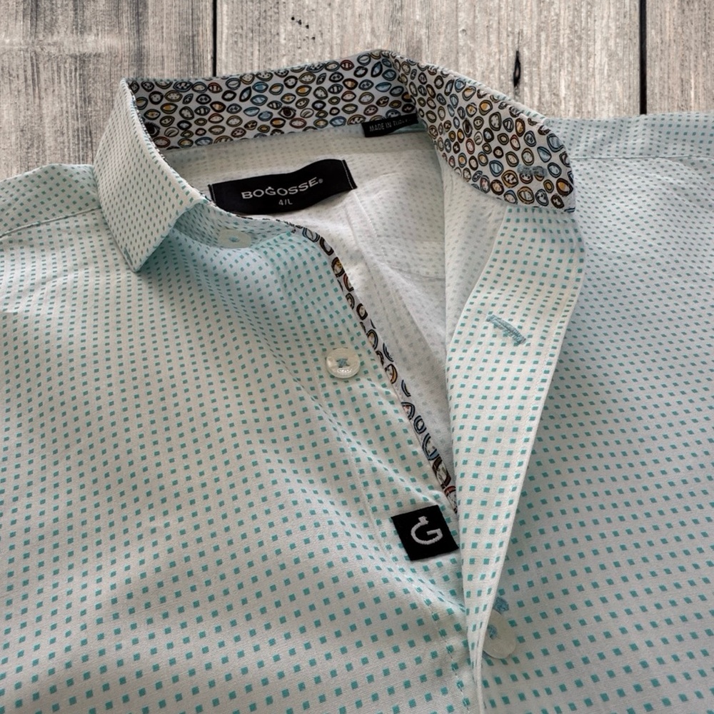 Bogosse / EUC Men’s Long Sleeve Button Down Shirt / Size L